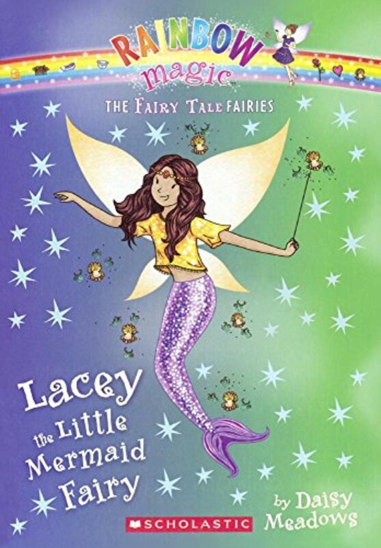 Book cover for "Lacey The Little Mermaid Fairy" by Daisy Meadows