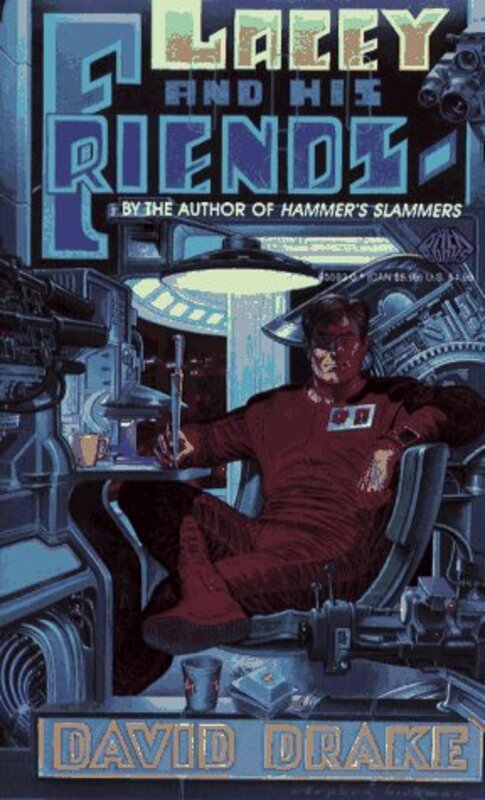 Book cover for "Lacey and His Friends" by David Drake