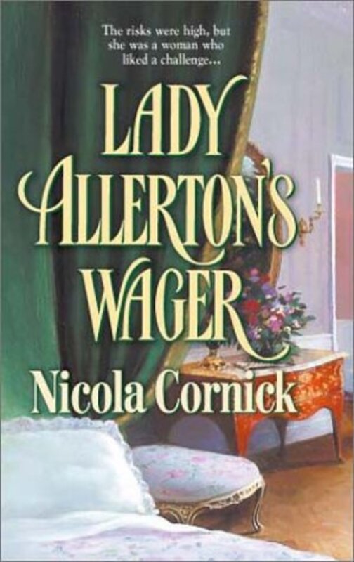 Book cover for "Lady Allerton's Wager" by Nicola Cornick