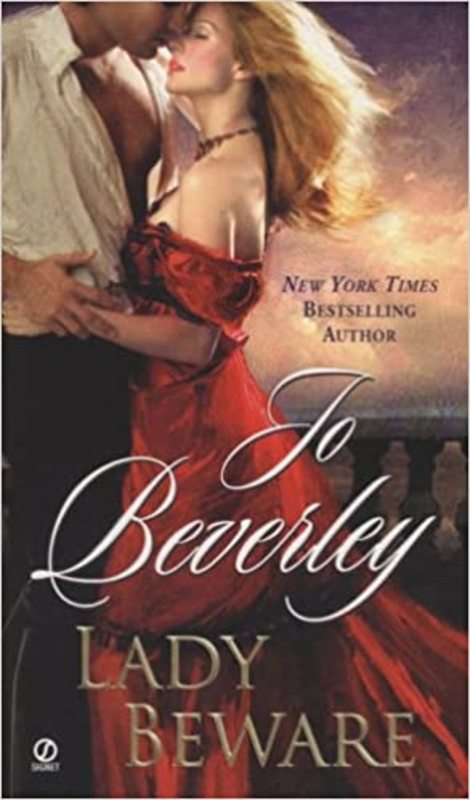 Book cover for "Lady Beware" by Jo Beverley