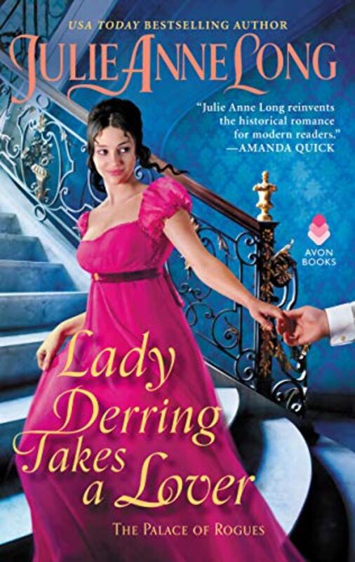 Book cover for "Lady Derring Takes a Lover" by Julie Anne Long