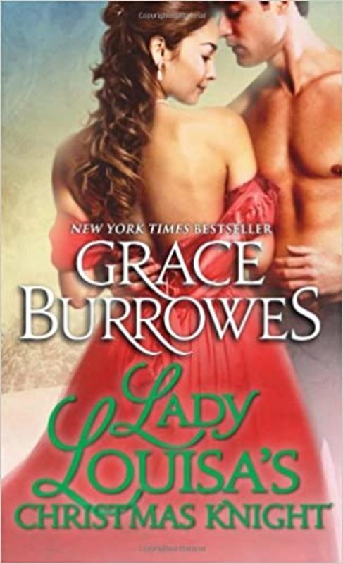 Book cover for "Lady Louisa's Christmas Knight" by Grace Burrowes