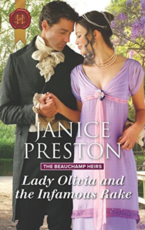 Book cover for "Lady Olivia and the Infamous Rake" by Janice Preston