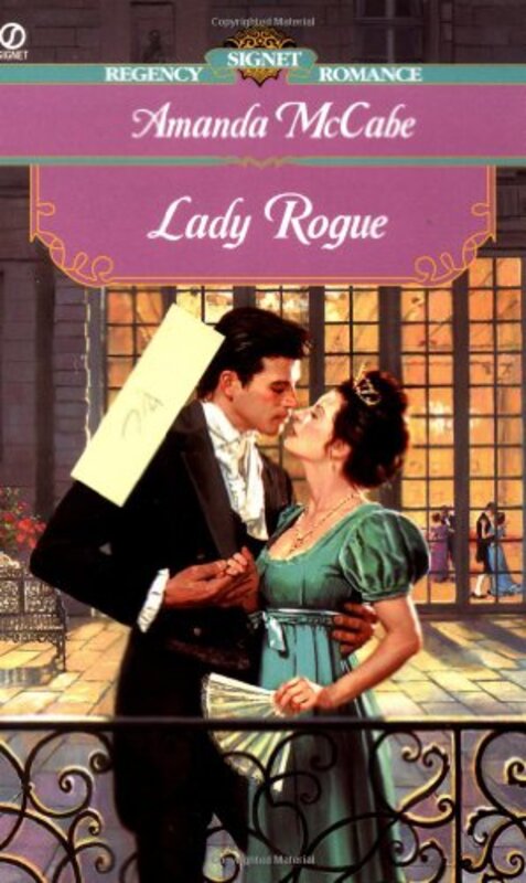 Book cover for "Lady Rogue" by Amanda McCabe