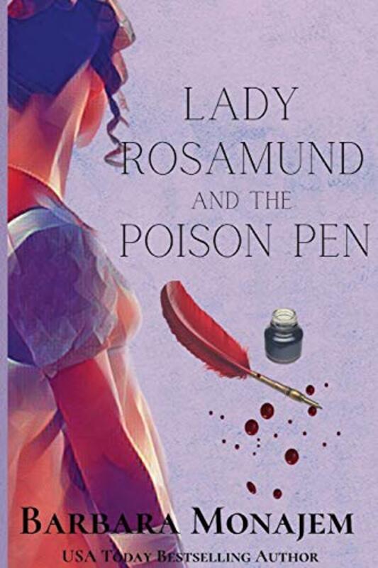 Book cover for "Lady Rosamund and the Poison Pen" by Barbara Monajem