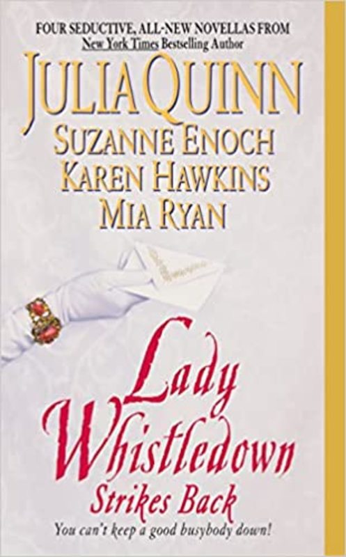 Book cover for "Lady Whistledown Strikes Back" by Suzanne Enoch