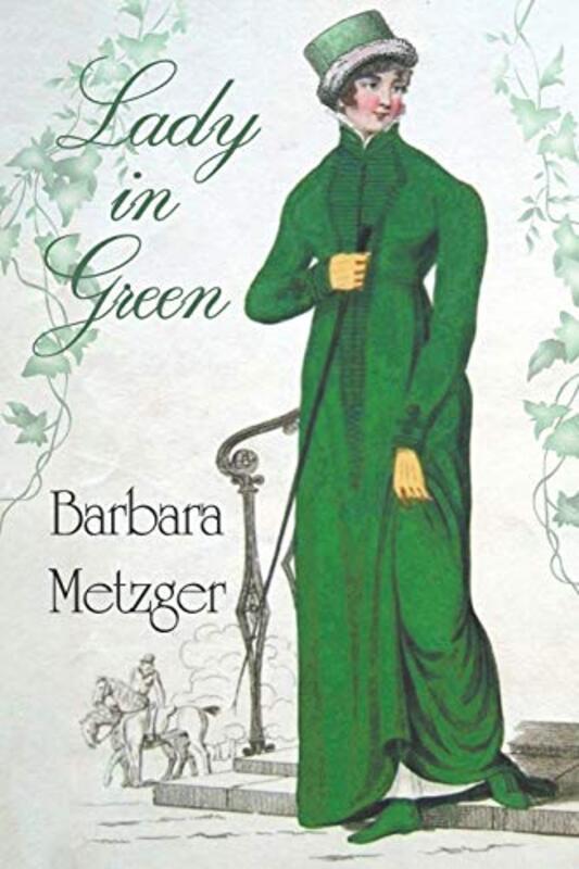 Book cover for "Lady in Green" by Barbara Metzger