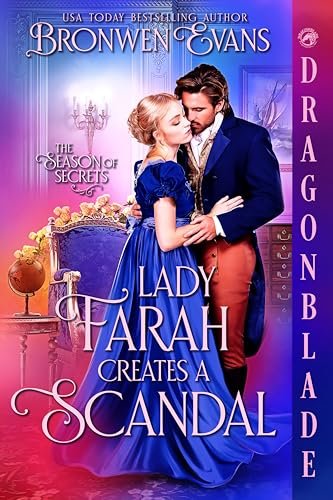 Book cover for "Lady Farah Creates a Scandal" by Bronwen Evans