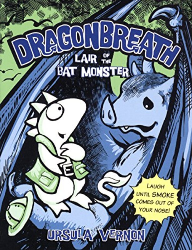 Book cover for "Lair of the Bat Monster" by Ursula Vernon