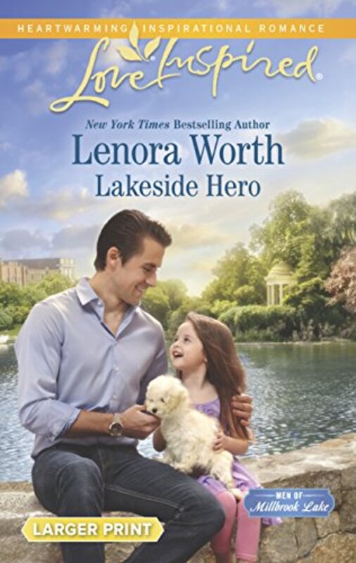 Book cover for "Lakeside Hero" by Lenora Worth