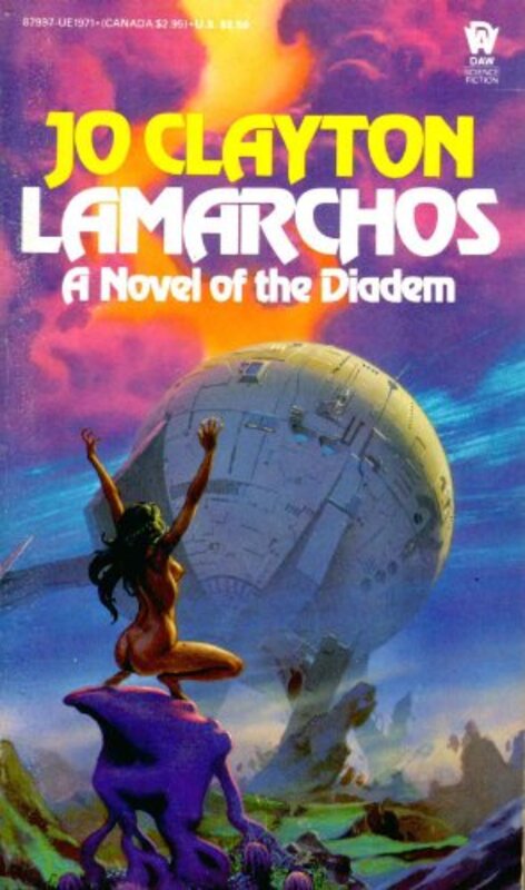 Book cover for "Lamarchos" by Jo Clayton