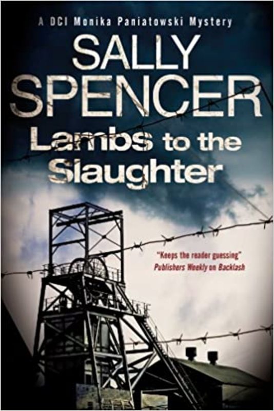 Book cover for "Lambs to the Slaughter" by Sally Spencer