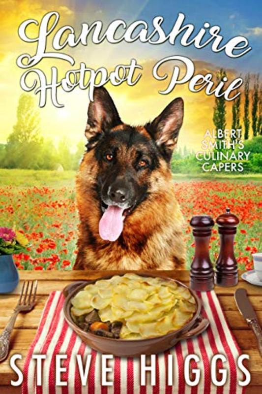 Book cover for "Lancashire Hotpot Peril" by Steve Higgs