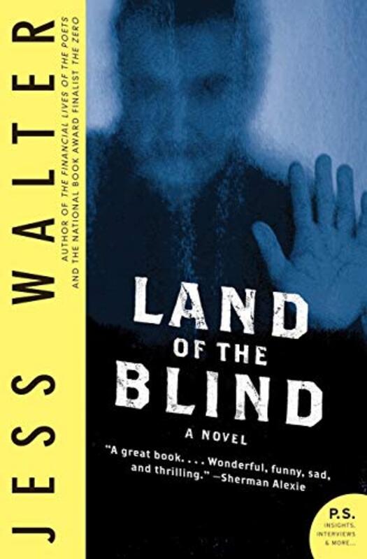 Book cover for "Land of the Blind" by Jess Walter