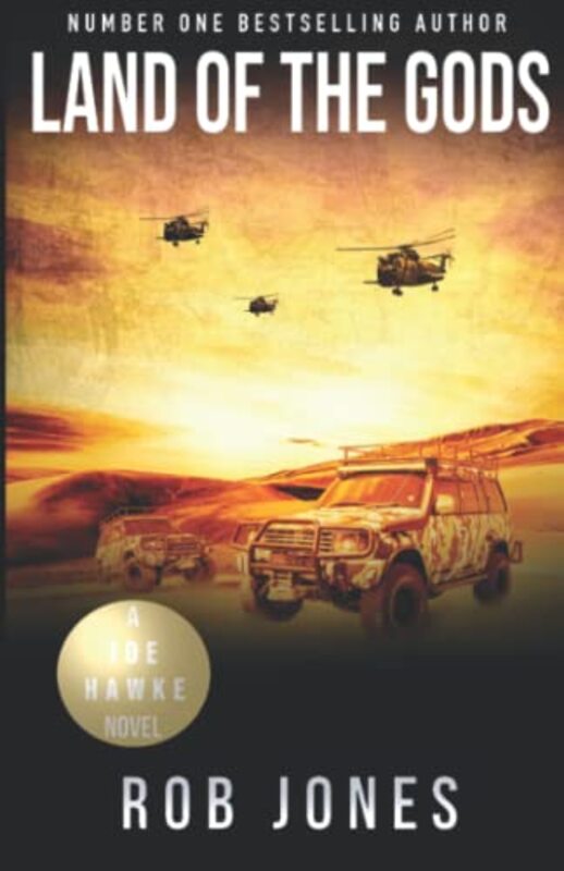 Book cover for "Land of the Gods" by Rob Jones