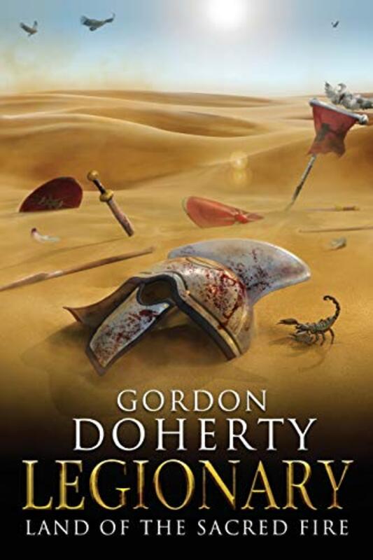 Book cover for "Land of the Sacred Fire" by Gordon Doherty