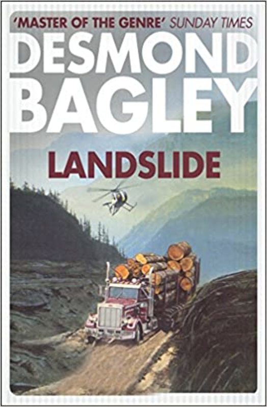 Book cover for "Landslide" by Desmond Bagley