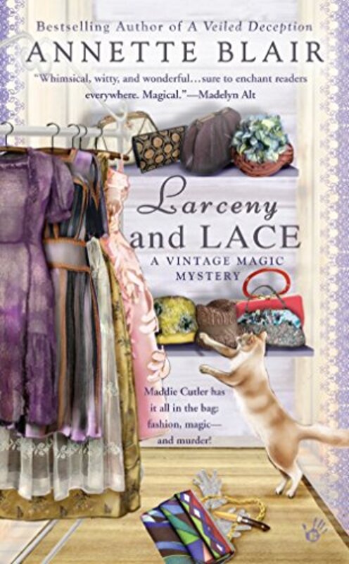 Book cover for "Larceny And Lace" by Annette Blair