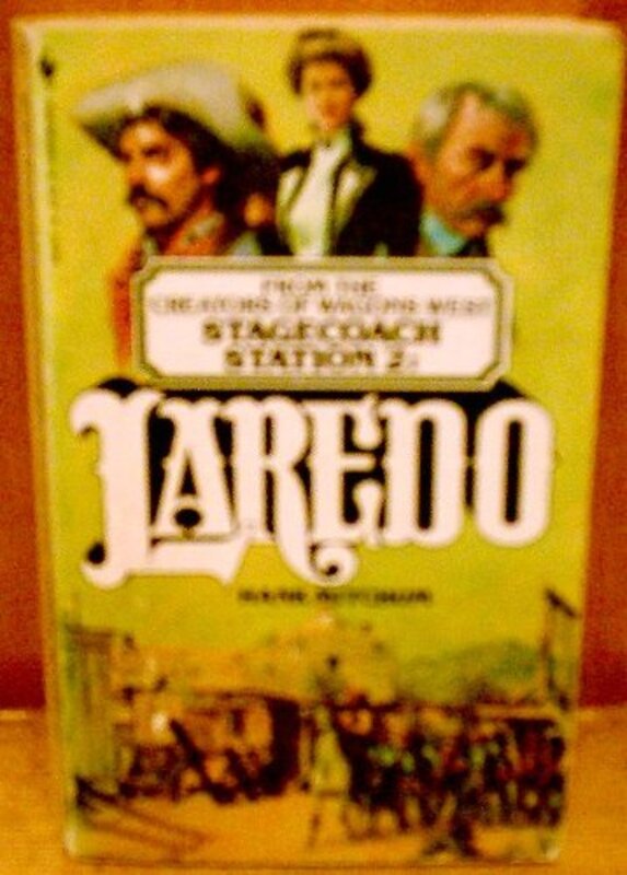 Book cover for "Laredo" by Hank Mitchum