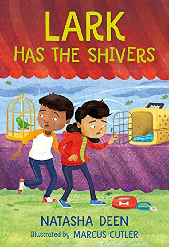 Book cover for "Lark Has the Shivers" by Natasha Deen