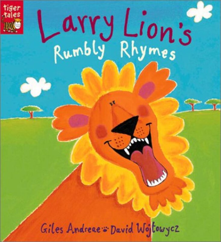 Book cover for "Larry Lion's Rumbly Rhymes" by Giles Andreae