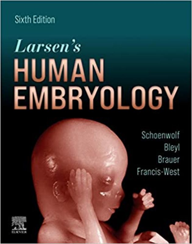 Book cover for "Larsen's Human Embryology" by Gary C. Schoenwolf
