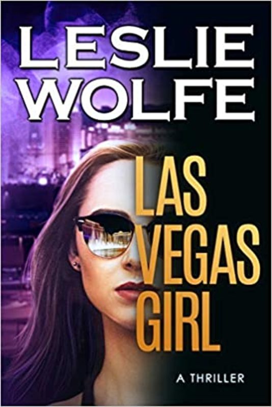 Book cover for "Las Vegas Girl" by Leslie Wolfe