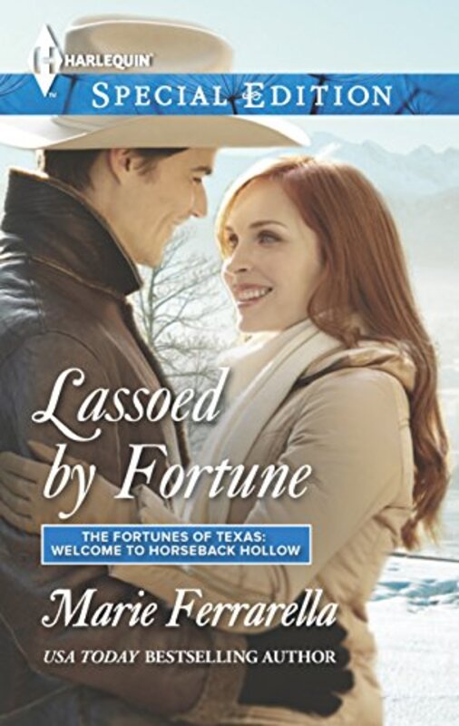 Book cover for "Lassoed by Fortune" by Marie Ferrarella