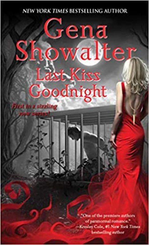 Book cover for "Last Kiss Goodnight" by Gena Showalter