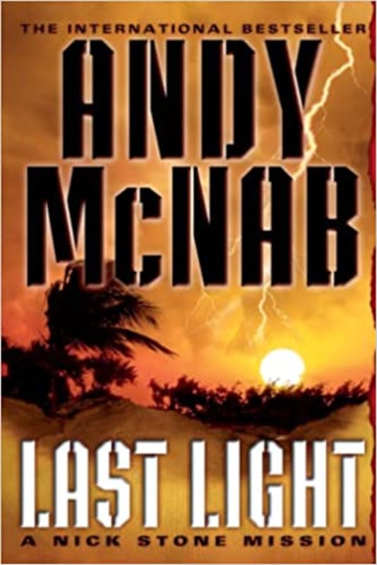 Book cover for "Last Light" by Andy McNab