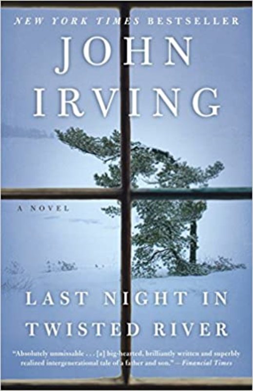 Book cover for "Last Night in Twisted River" by John Irving