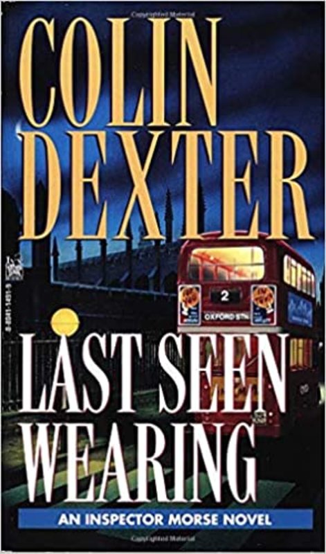 Book cover for "Last Seen Wearing" by Colin Dexter