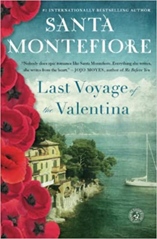 Book cover for "Last Voyage of the Valentina" by Santa Montefiore