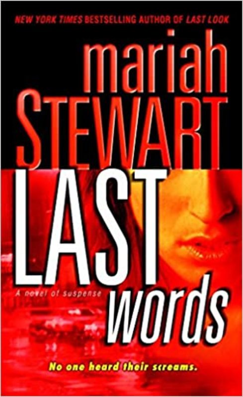 Book cover for "Last Words" by Mariah Stewart