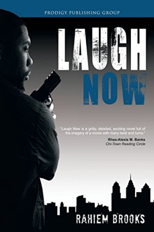 Book cover for "Laugh Now" by Raheim Brooks