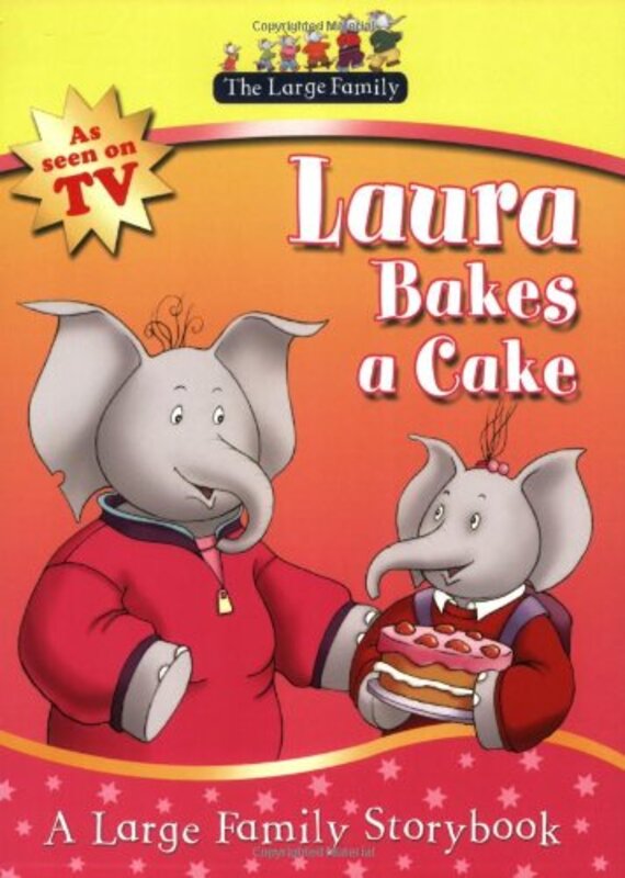 Book cover for "Laura Bakes A Cake" by Jill Murphy