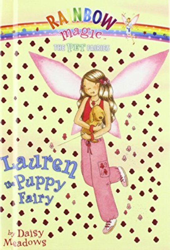 Book cover for "Lauren The Puppy Fairy" by Daisy Meadows