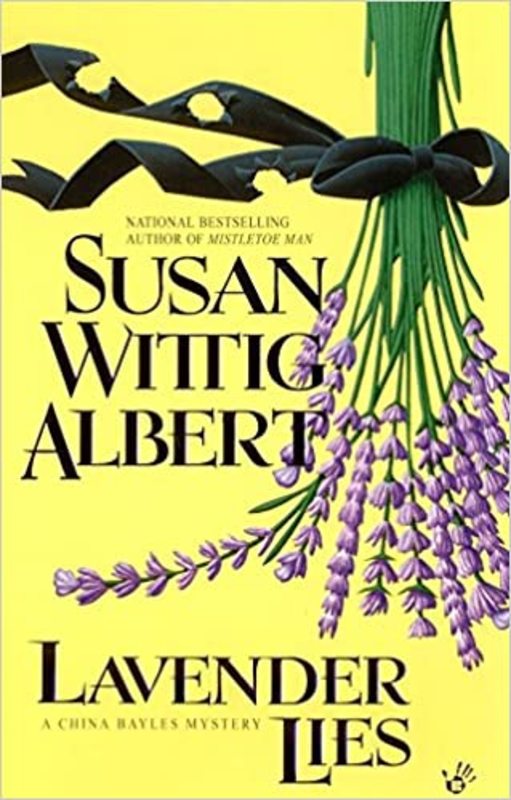 Book cover for "Lavender Lies" by Susan Wittig Albert