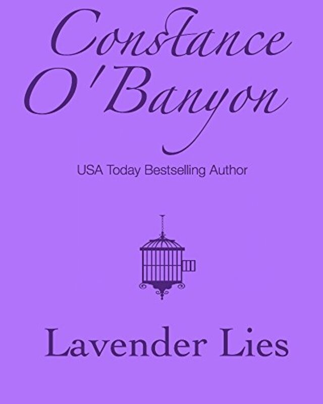 Book cover for "Lavender Lies" by Constance O'Banyon