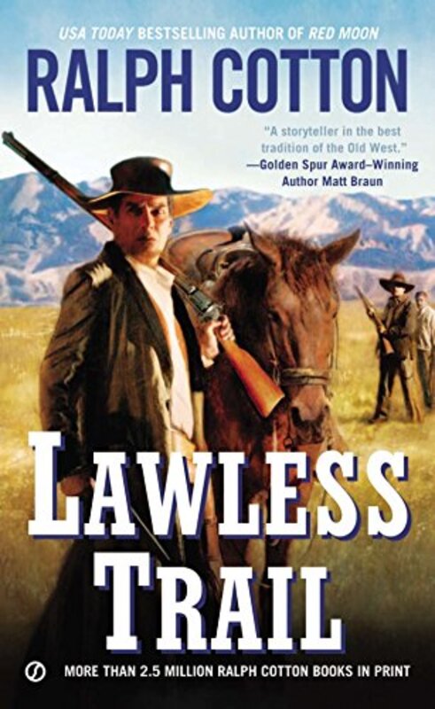 Book cover for "Lawless Trail" by Ralph Cotton