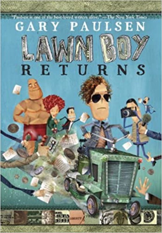 Book cover for "Lawn Boy Returns" by Gary Paulsen