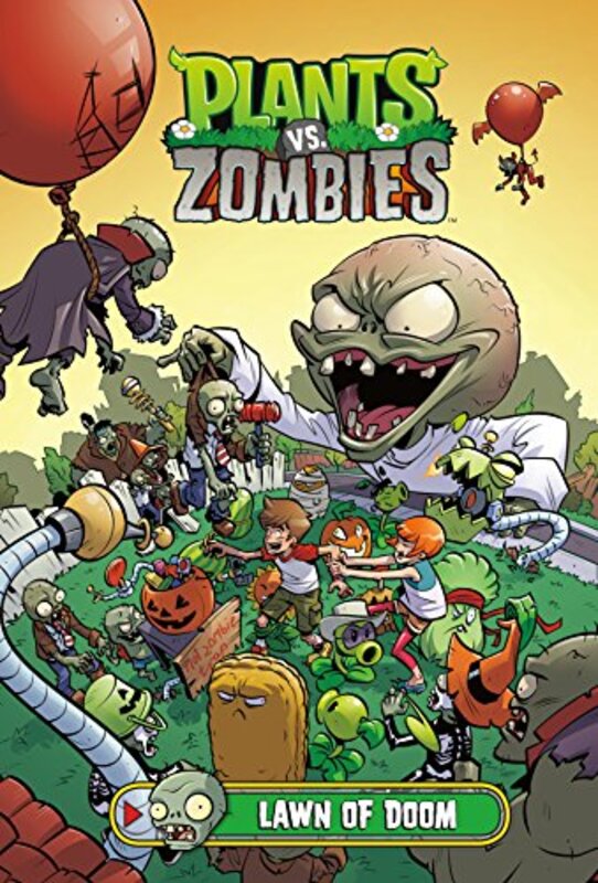 Book cover for "Lawn of Doom" by Paul Tobin