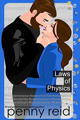 Book cover for "Laws of Physics" by Penny Reid