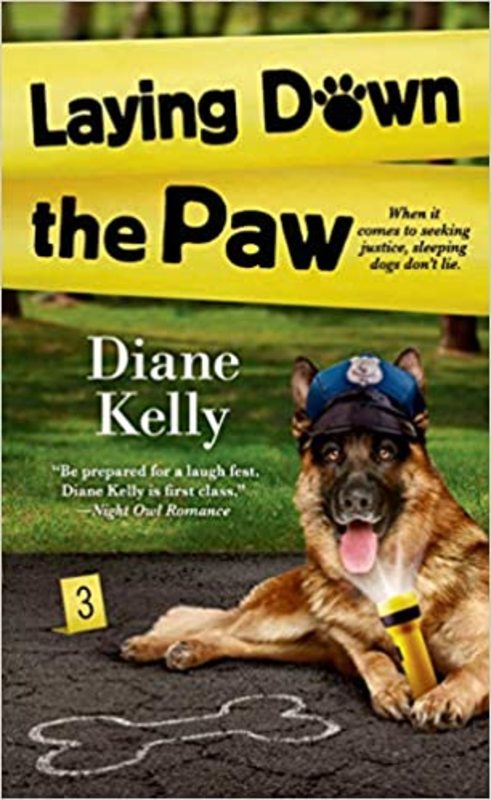Book cover for "Laying Down the Paw" by Diane Kelly