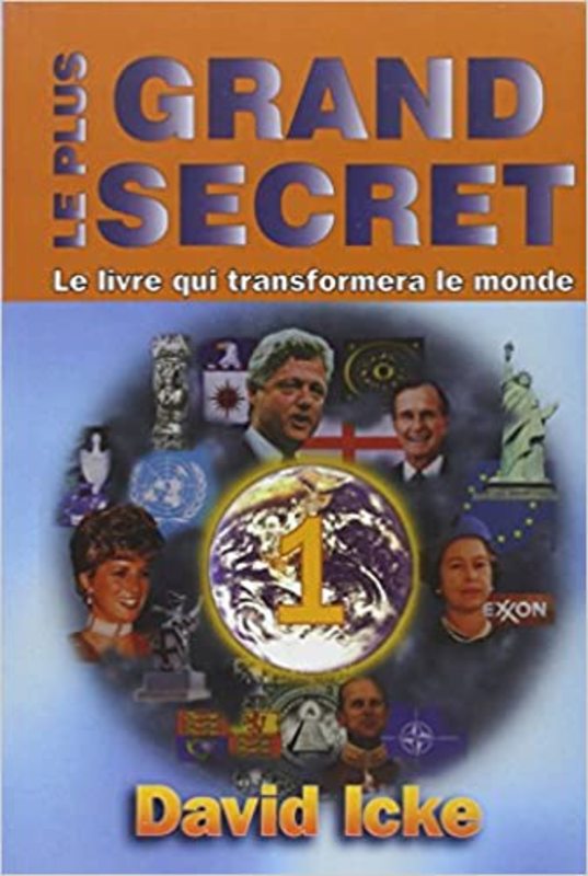 Book cover for "Le Plus Grand Secret" by David Icke