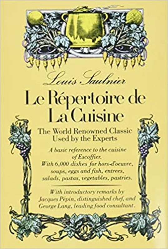 Book cover for "Le Repertoire De La Cuisine" by Louis Saulnier