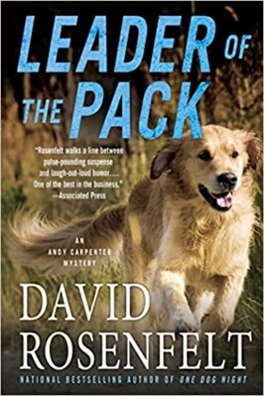 Book cover for "Leader of the Pack" by David Rosenfelt