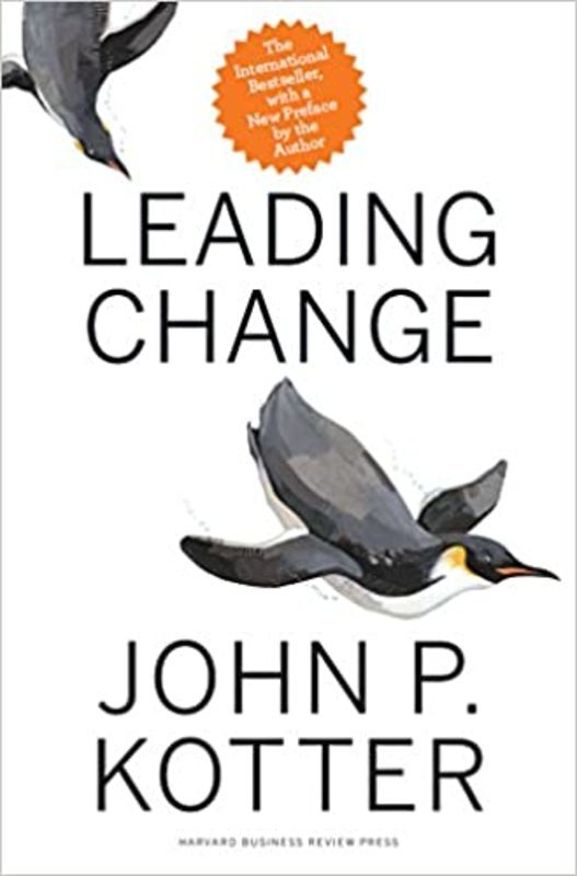 Book cover for "Leading Change" by John P. Kotter
