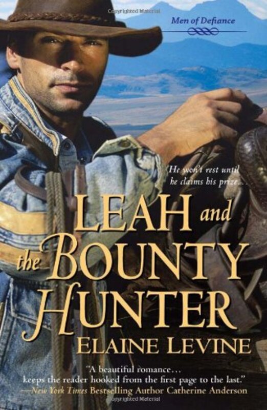 Book cover for "Leah and the Bounty Hunter" by Elaine Levine