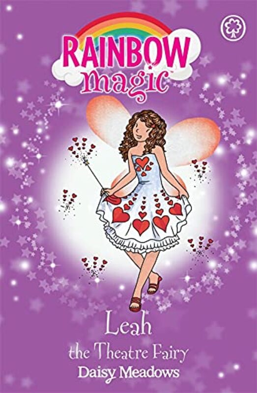 Book cover for "Leah the Theatre Fairy" by Daisy Meadows